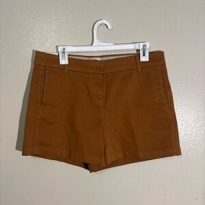 J.Crew Women’s Patch - Pocket Golden Hickory Chino Shorts - Size 10